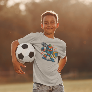 Build & Battle Block Hero Kids T-Shirt, Fun Kids Shirt, Unique Birthday Gift, Summer Outfit, Playful Graphic T-Shirt
